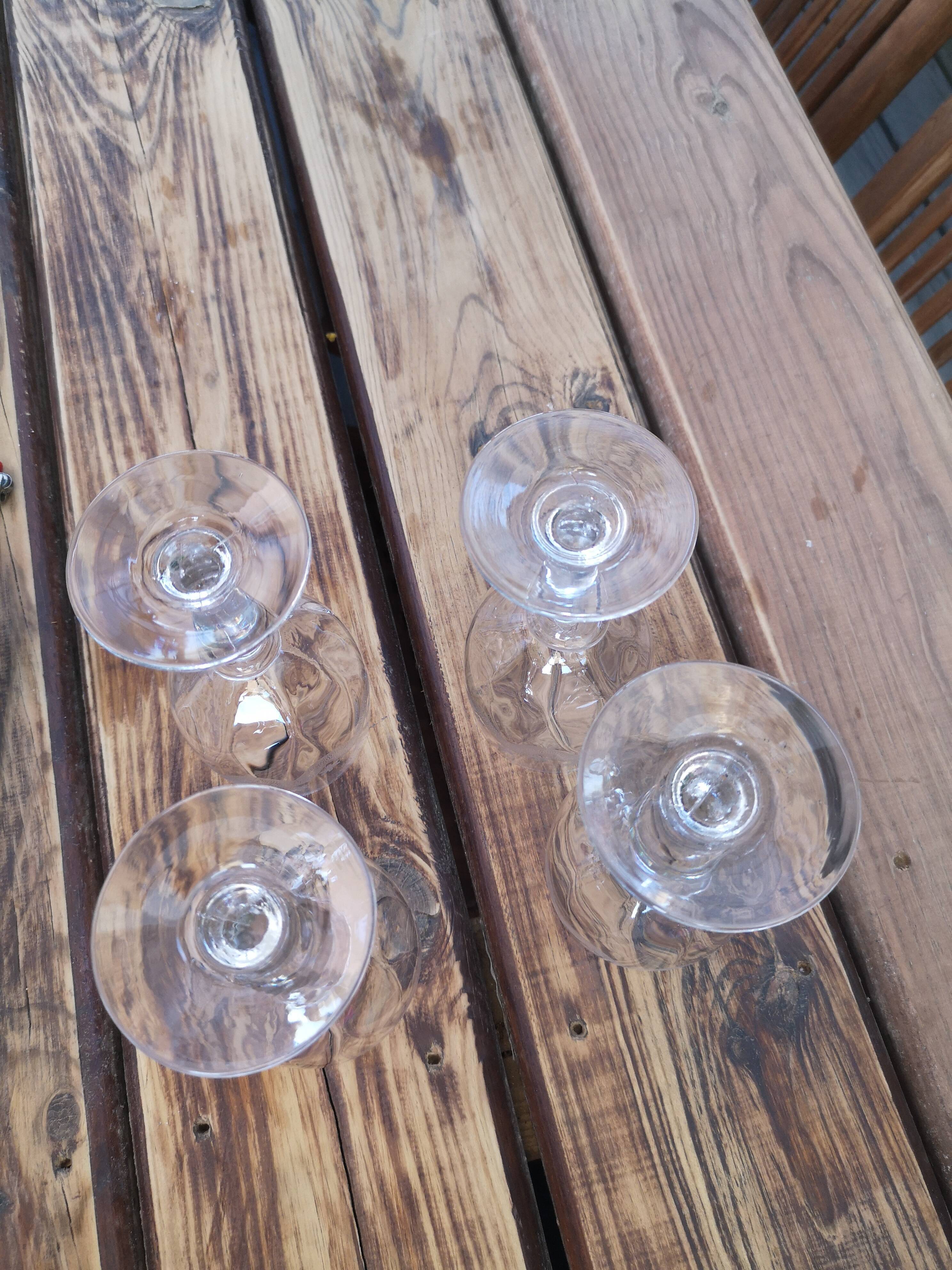 Vintage foot glasses