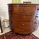 Art Deco work cabinet with 12 drawers in solid wood