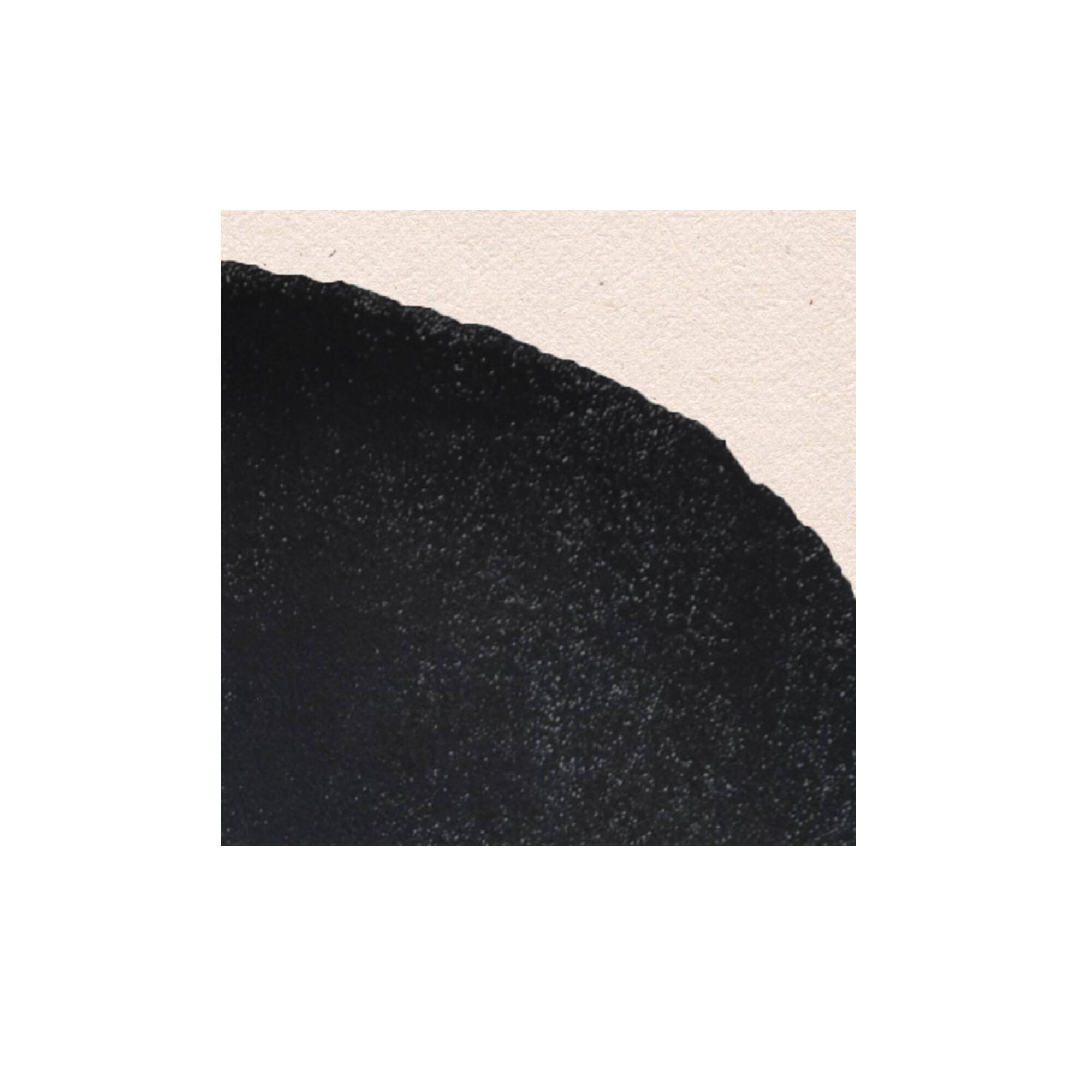 Black Drop painting on paper signed Eawy