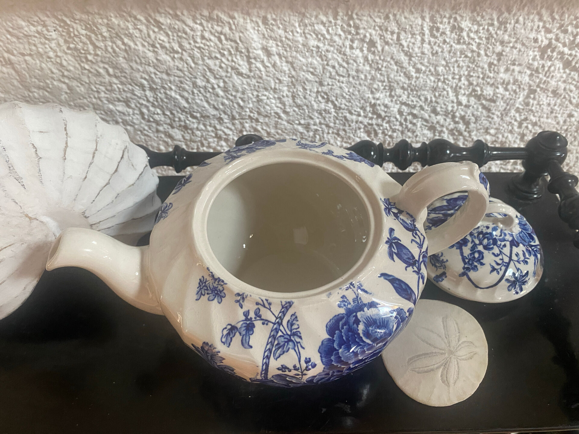 Théière en ironstone Royal Crownford Burleigh