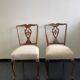 2 Chippendale chairs