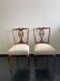 2 Chippendale chairs