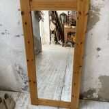 80s pine mirror