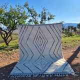 Handmade wool Berber rug 300X200 cm