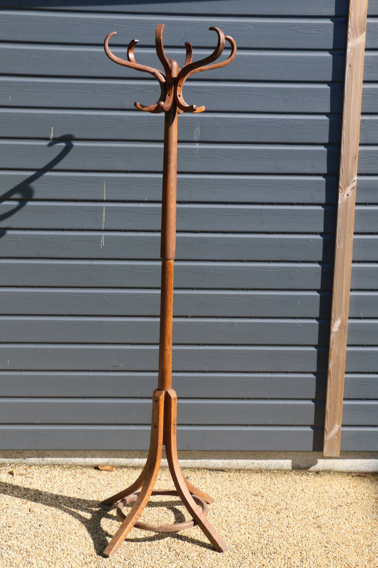 BAUMANN parrot coat rack simple dark beech