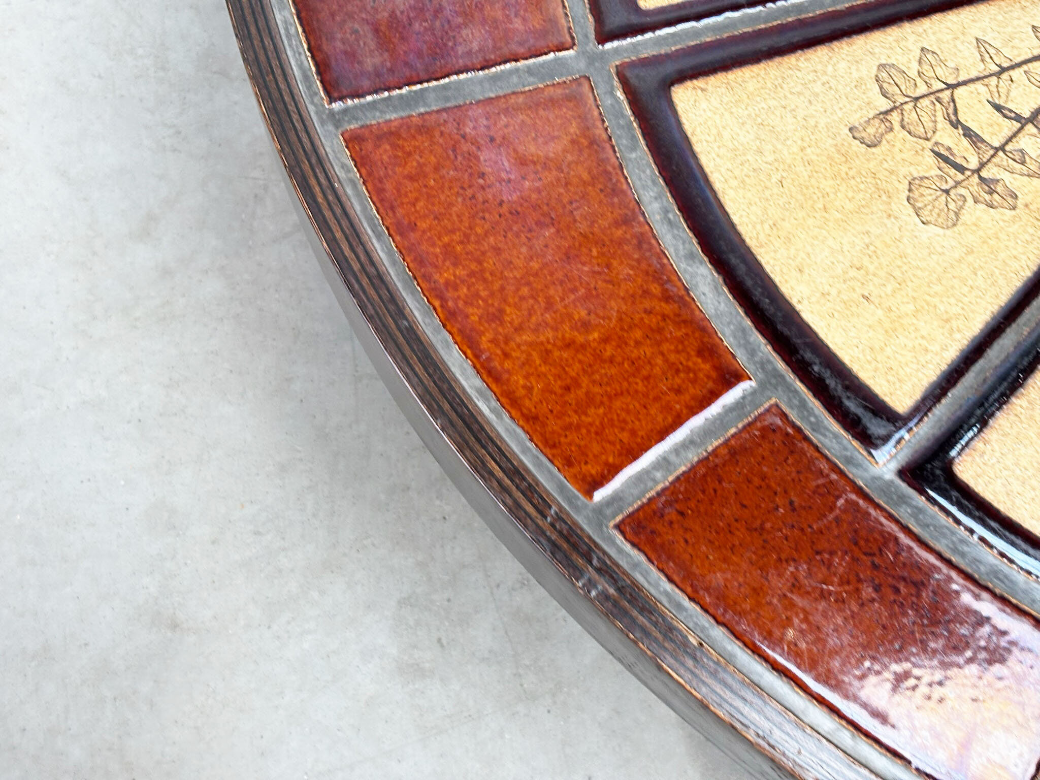 Rare Roger Capron ceramic coffee table