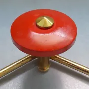 Porte Manteau Zigzag En Métal 1950