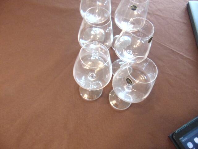 Bohemian crystal wine set – 6 glasses