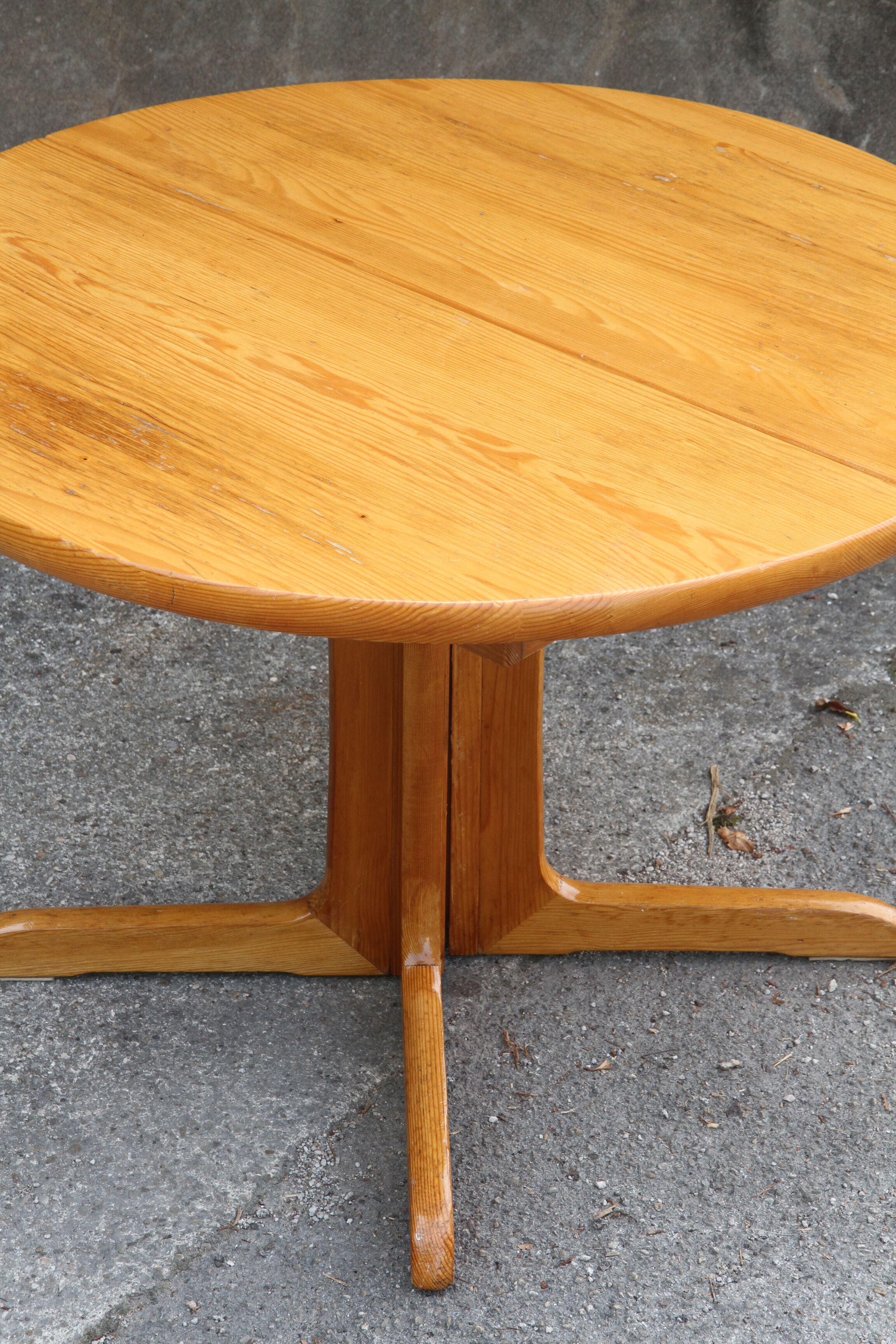 200cm pine expandable dining table