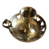 Cellar rat brass candle holder hearts
