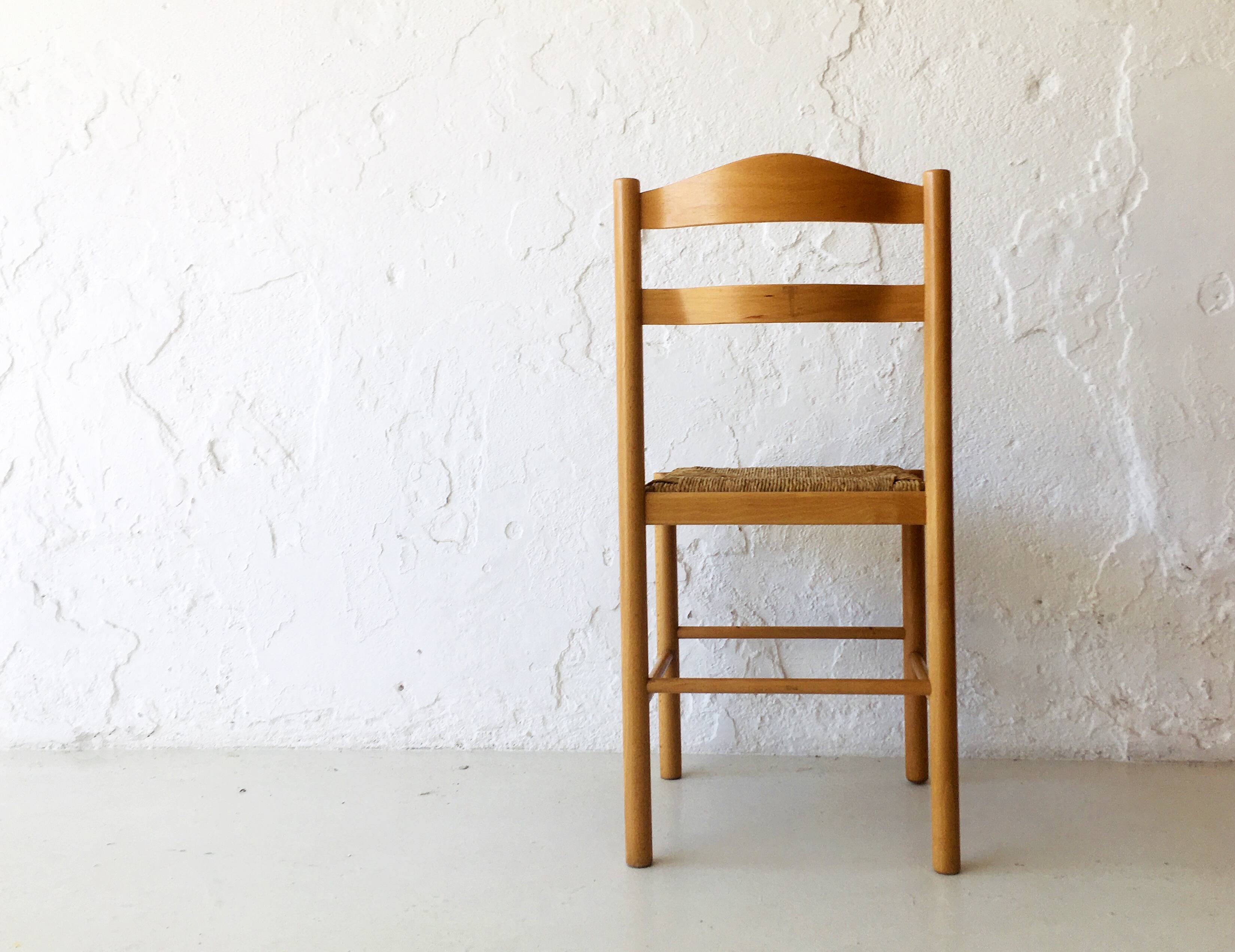 Danish chair with a cord seat, 1960