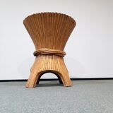 Classic Mid-Century Regency Bamboo Dining Table by McGuire