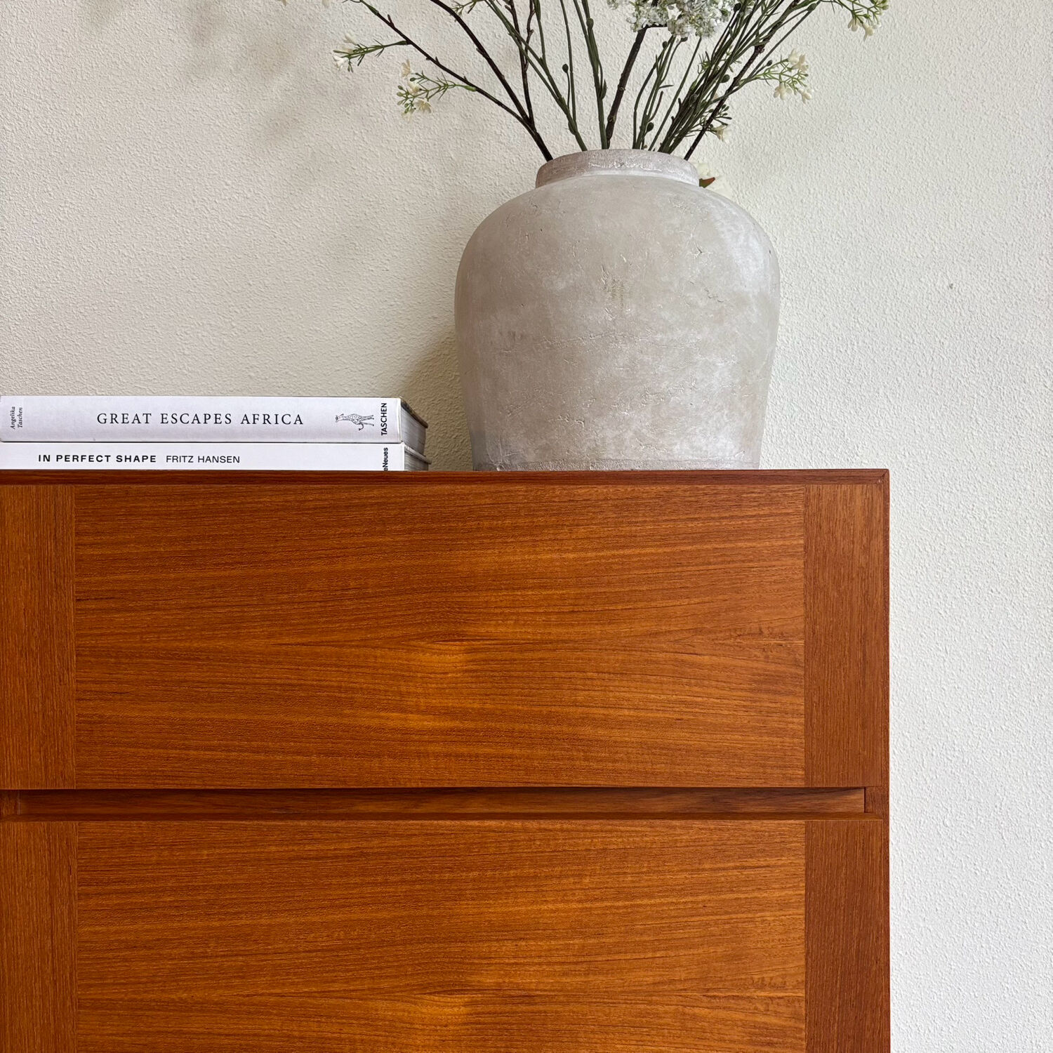 Commode double vintage danoise en teck