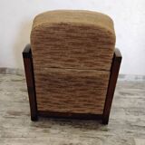 Art Deco reclining armchair with mf system Sint Étienne