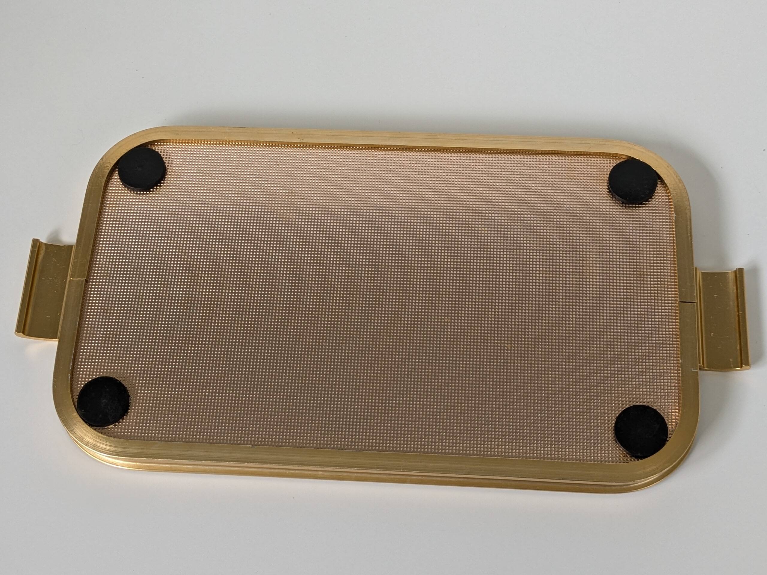 60s Cocktail Trays | Set of 2 | Gold Metal