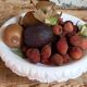 Alabaster fruit bowl from the 70s