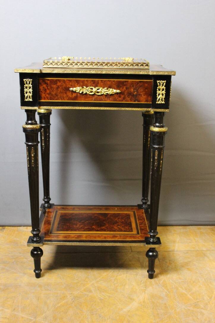 Napoleon III Period Planter In 19th Century Marquetry