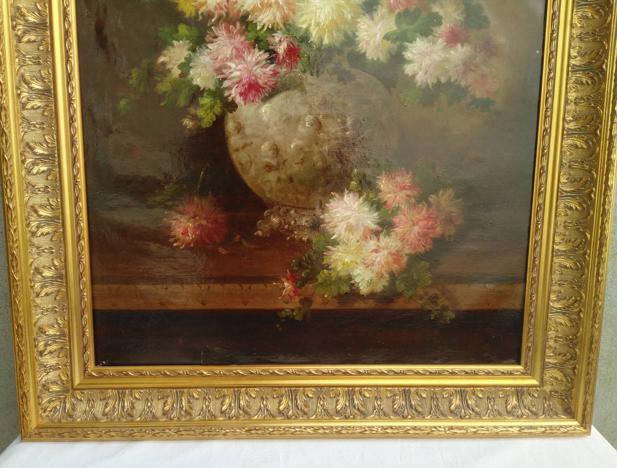 Still life with flowers Frans Backvis (1857-1926 ) Oil on canvas
