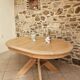 Table ronde orme style Pierre Chapo