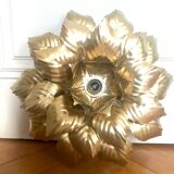 Ceiling lamp flower / golden leaves