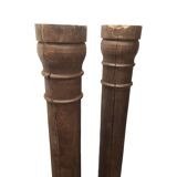 Antique French Oak Columns, from the mid 19th century