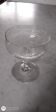 Coupe de champagne en cristal gravé style Louis XVI