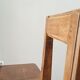 Chaises anciennes en noyer massif