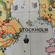 Old school map Scandinavian States