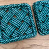 Vallauris coasters and bottle coasters