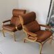 Pair of vintage Scandinavian armchairs