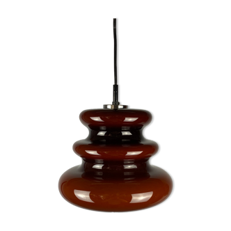 Suspension en verre marron 'AH 1' de Peill et Putzler
