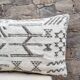 Taie d'oreiller marocaine, housse de coussin berbère,