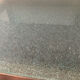Designer garden coffee table in tempered glass and stainless steel