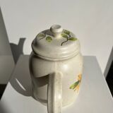 Vintage sunflower teapot Sarreguemines model Farandole H:20cm