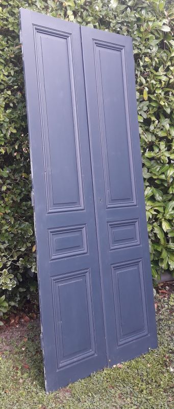 Paire de portes 222x97,5cm de placard
