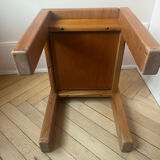 Elm bedside table in the Maison Regain style.