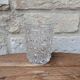 Antique crystal glass goblet signed Baccarat model Diamonds Pierreries H