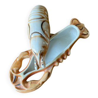 French porcelain box crayfish