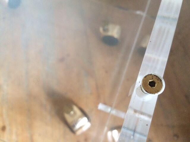 Table basse plexiglas de Marais International