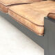 Brown leather sofa set Leolux