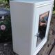 Armoire de toilette en métal blanc 1950