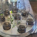 Set of 8 50's glasses