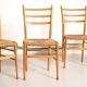 4 vintage Italian chairs, Otto Gerdau, Scandinavian style