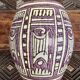 Italian ceramic vase – geometric decoration 1960s/70s