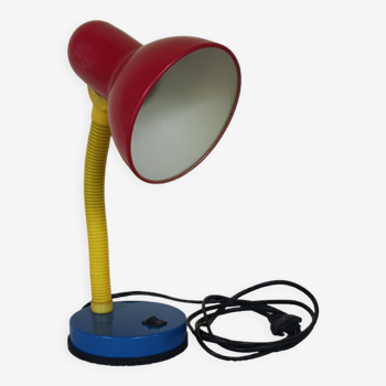 Lampe de bureau multicolore des années 80