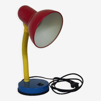 Multicolored desk lamp from the 80s