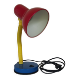 Multicolored desk lamp from the 80s