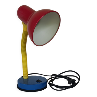 Lampe de bureau multicolore des années 80