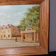 Oil On Panel, Street Lively By Bravo 1944