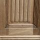 Parisian Art Deco style wardrobe in solid raw oak, 1950